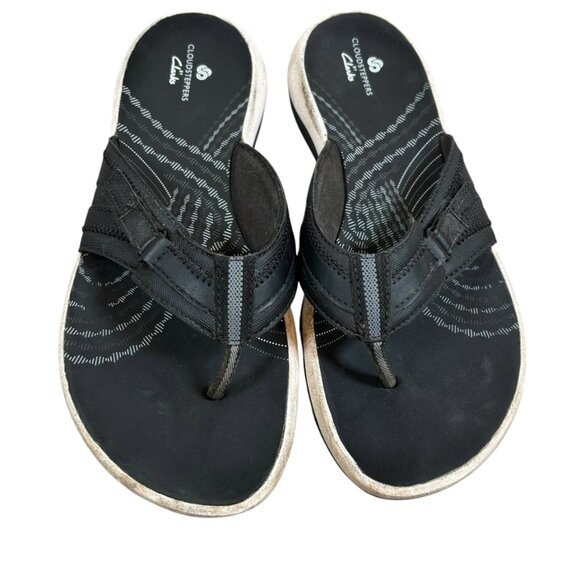 Clarks Cloudsteppers Breeze Sea Thong Sandals - Picture 6 of 10